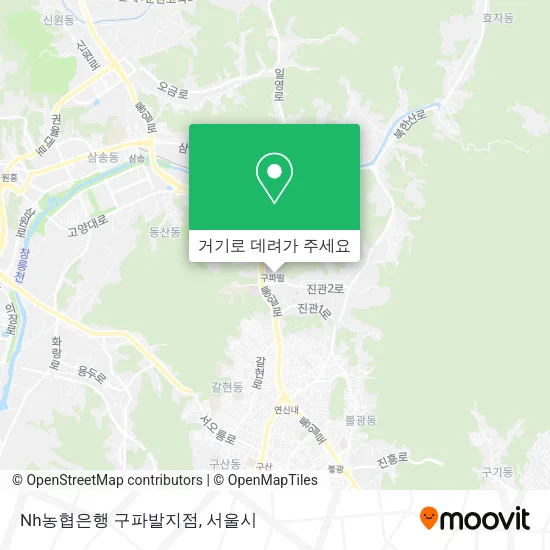 Nh농협은행 구파발지점 지도