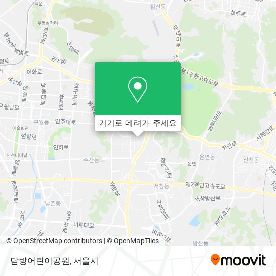 담방어린이공원 지도