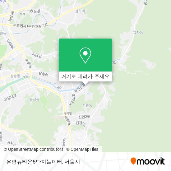 은평뉴타운5단지놀이터 지도