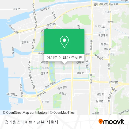 청라힐스테이트커낼뷰 지도