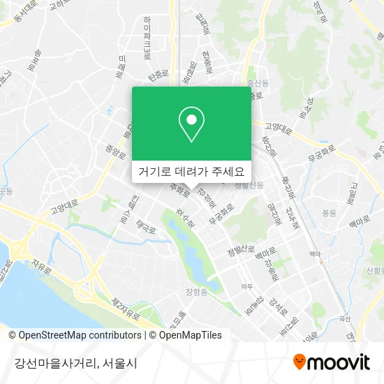 강선마을사거리 지도