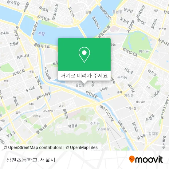 삼전초등학교 지도