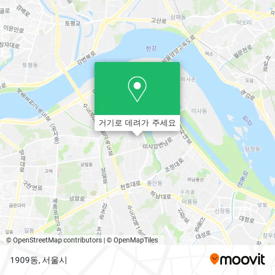 1909동 지도