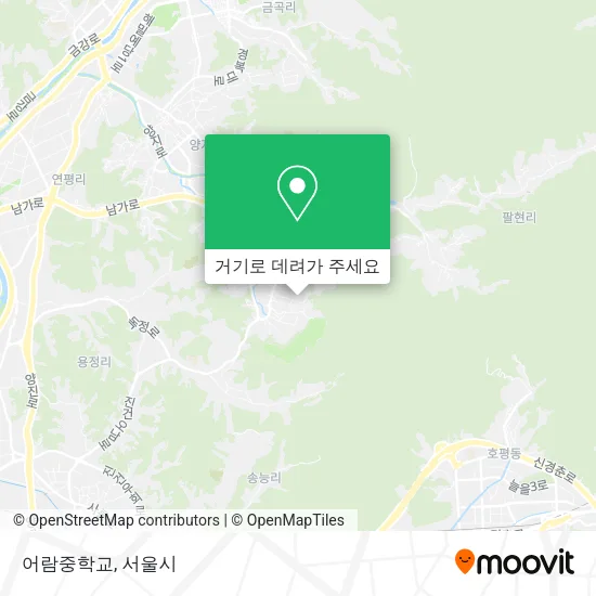 어람중학교 지도