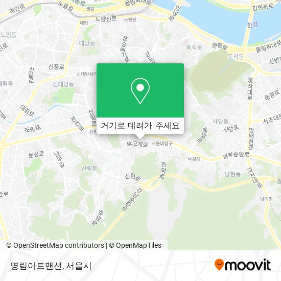 영림아트맨션 지도