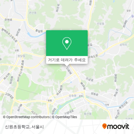 신원초등학교 지도