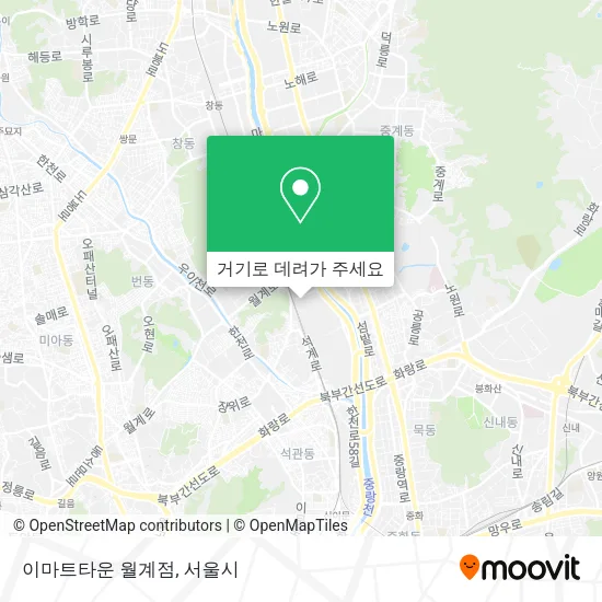 이마트타운 월계점 지도