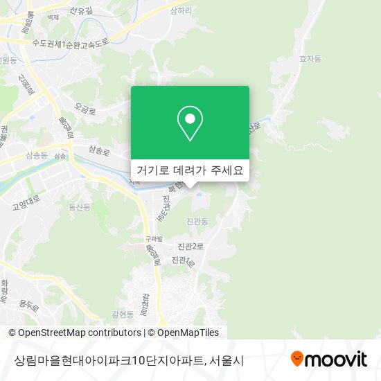 상림마을현대아이파크10단지아파트 지도
