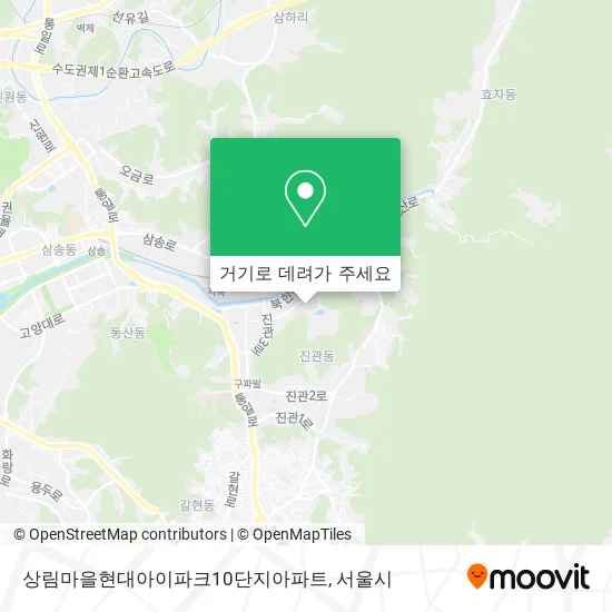 상림마을현대아이파크10단지아파트 지도
