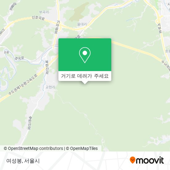 여성봉 지도