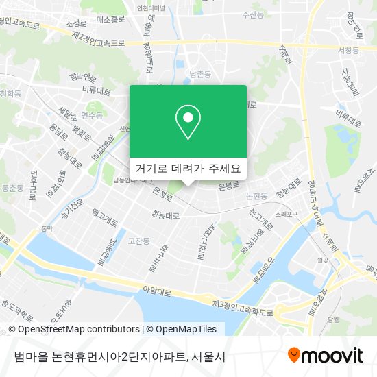 범마을 논현휴먼시아2단지아파트 지도