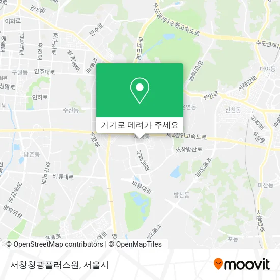 서창청광플러스원 지도