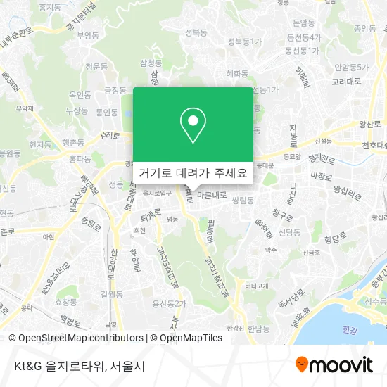 Kt&G 을지로타워 지도