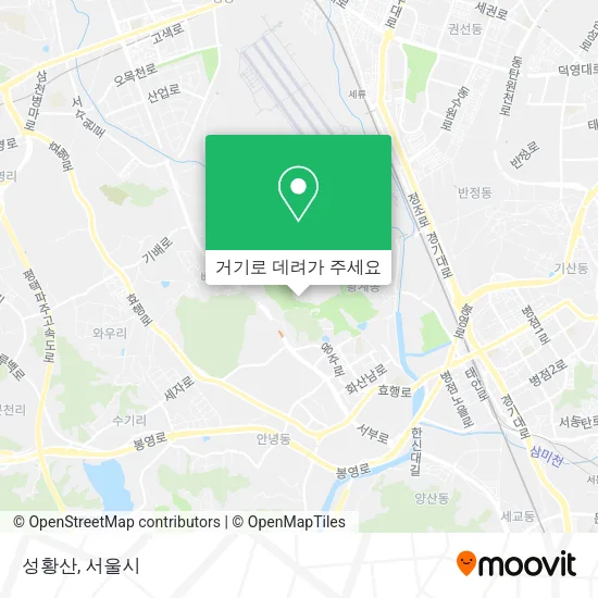 성황산 지도