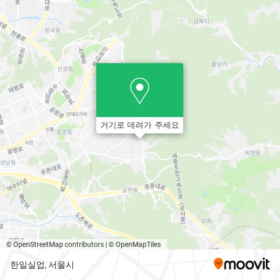 한일실업 지도