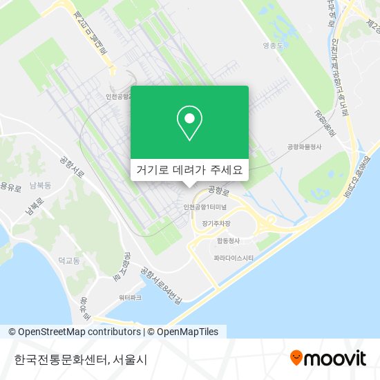 한국전통문화센터 지도