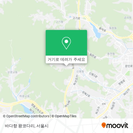 바다향 왕코다리 지도