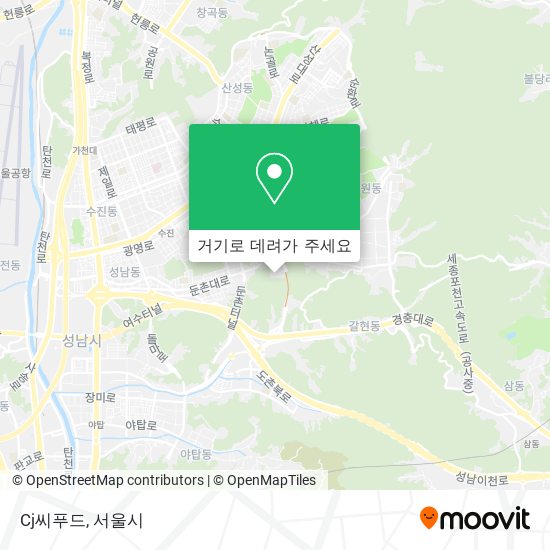 Cj씨푸드 지도