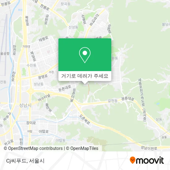 Cj씨푸드 지도