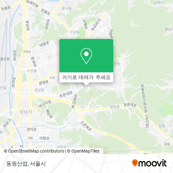 동원산업 지도