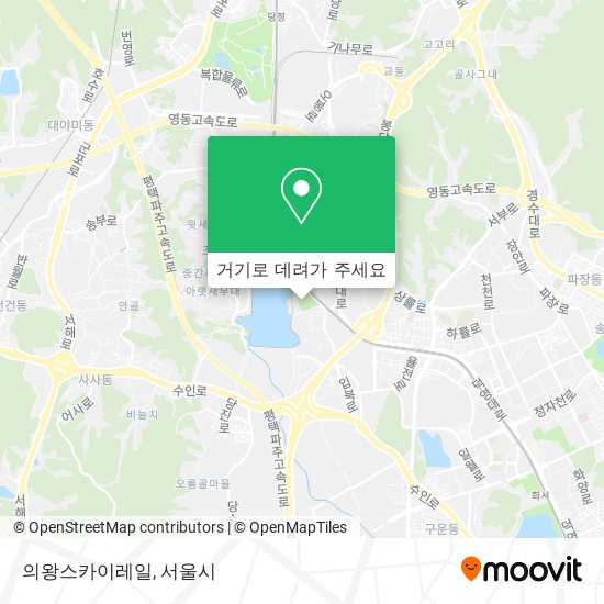 의왕스카이레일 지도