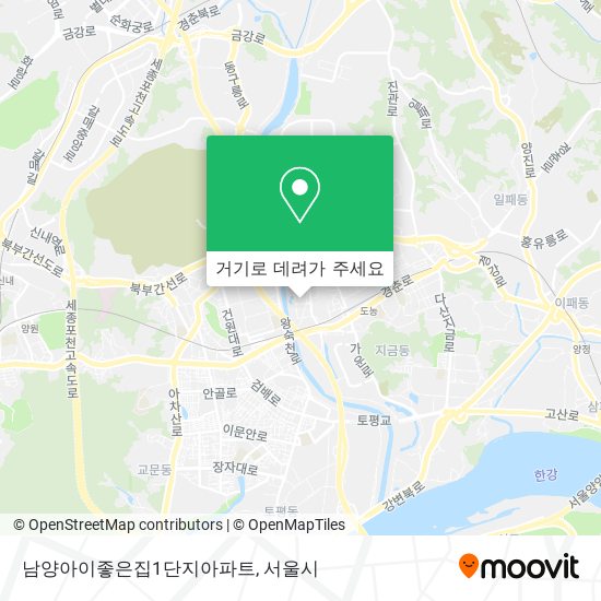 남양아이좋은집1단지아파트 지도