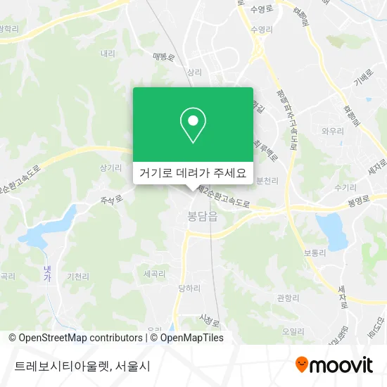 트레보시티아울렛 지도