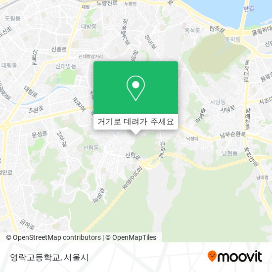 영락고등학교 지도