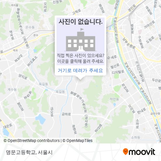 명문고등학교 지도