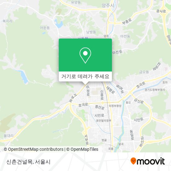 신촌건널목 지도