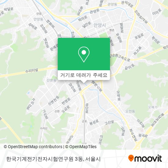 한국기계전기전자시험연구원 3동 지도