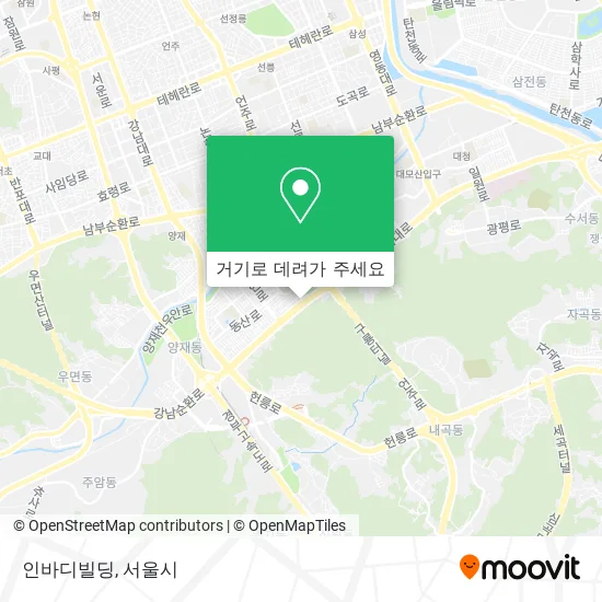 인바디빌딩 지도