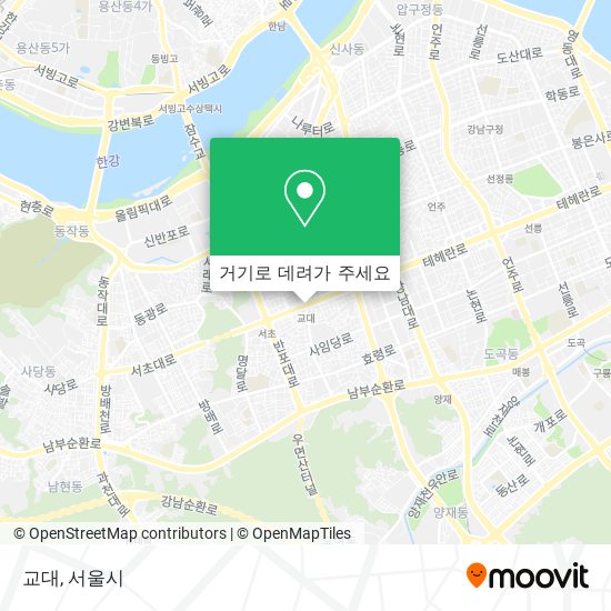 교대 지도