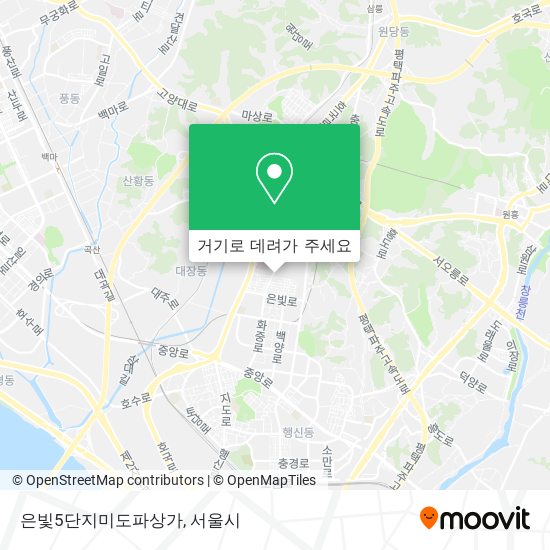 은빛5단지미도파상가 지도