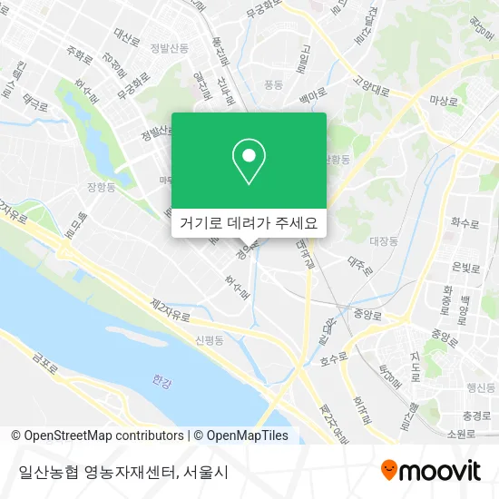 일산농협 영농자재센터 지도