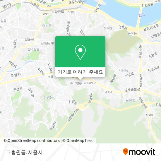 고흥원룸 지도