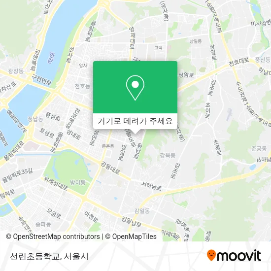 선린초등학교 지도