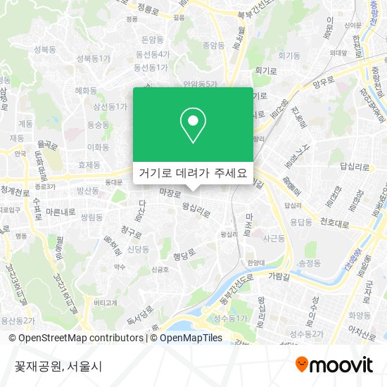 꽃재공원 지도