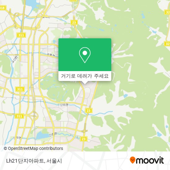Lh21단지아파트 지도