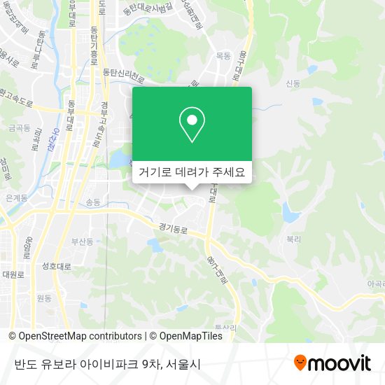 반도 유보라 아이비파크 9차 지도