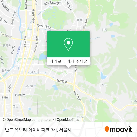 반도 유보라 아이비파크 9차 지도