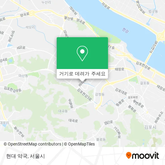 현대 약국 지도