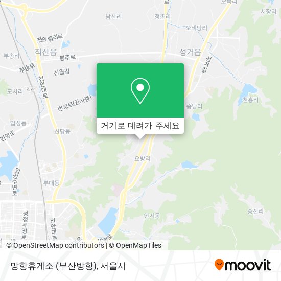 망향휴게소 (부산방향) 지도