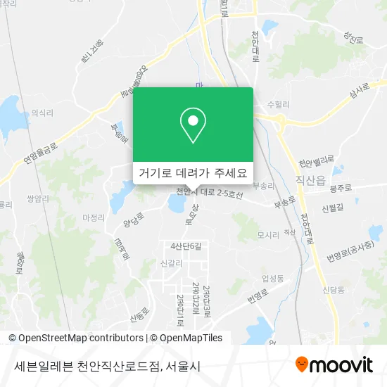 세븐일레븐 천안직산로드점 지도