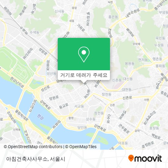 아침건축사사무소 지도