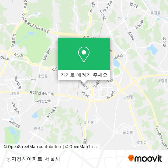 둥지경신아파트 지도