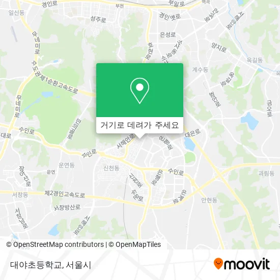 대야초등학교 지도