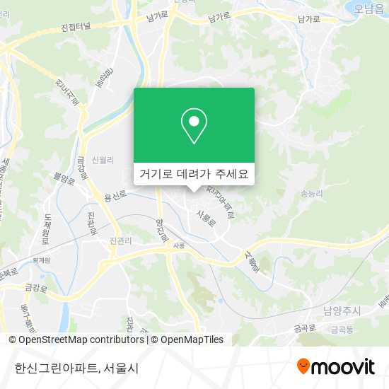 한신그린아파트 지도