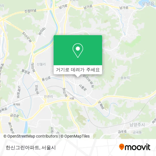 한신그린아파트 지도