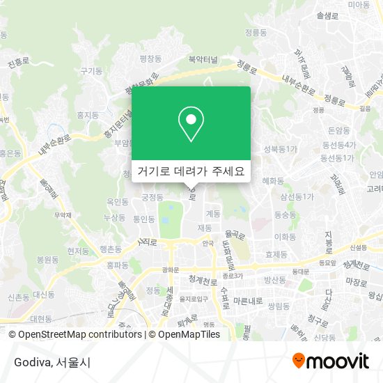 Godiva 지도